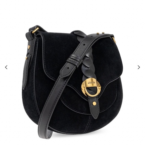 Isabel Marant Small Altay Black Suede Crossbody Bag - Picture 3 of 7